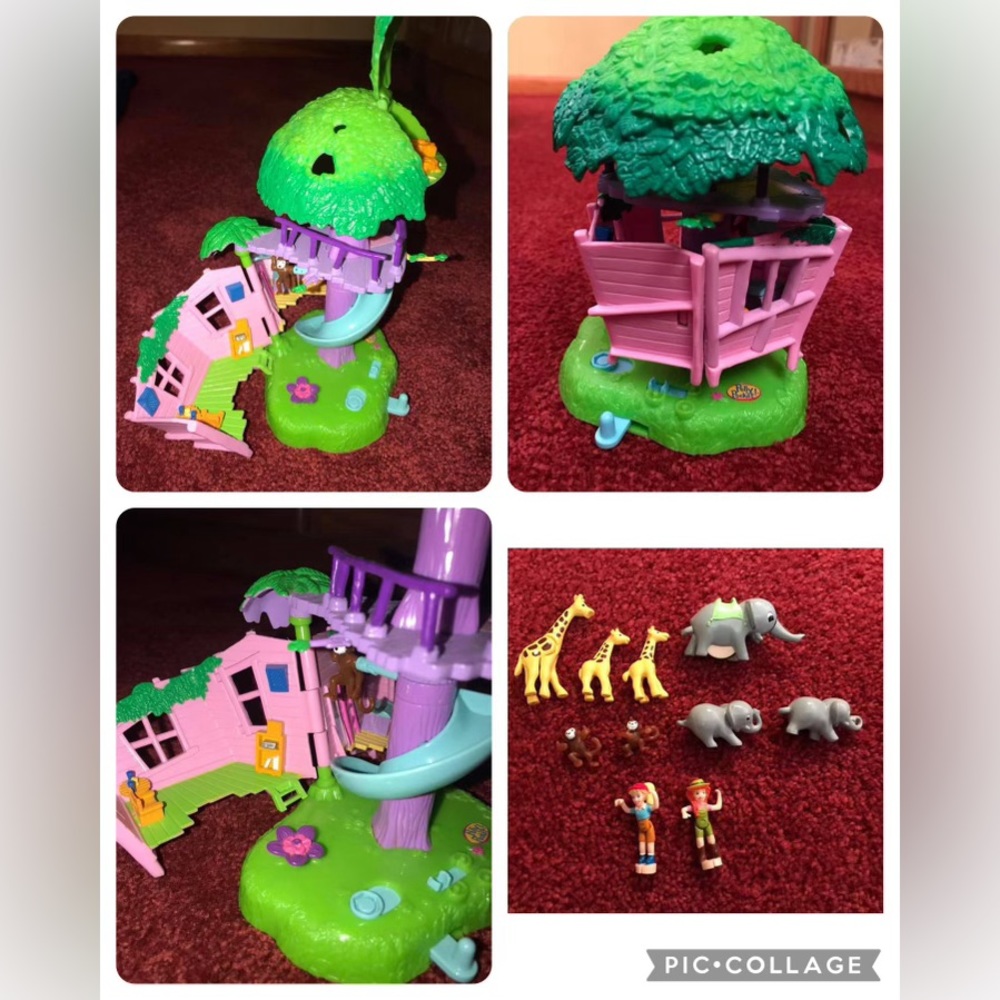 Vintage Polly Pocket Treehouse 2000 Rare